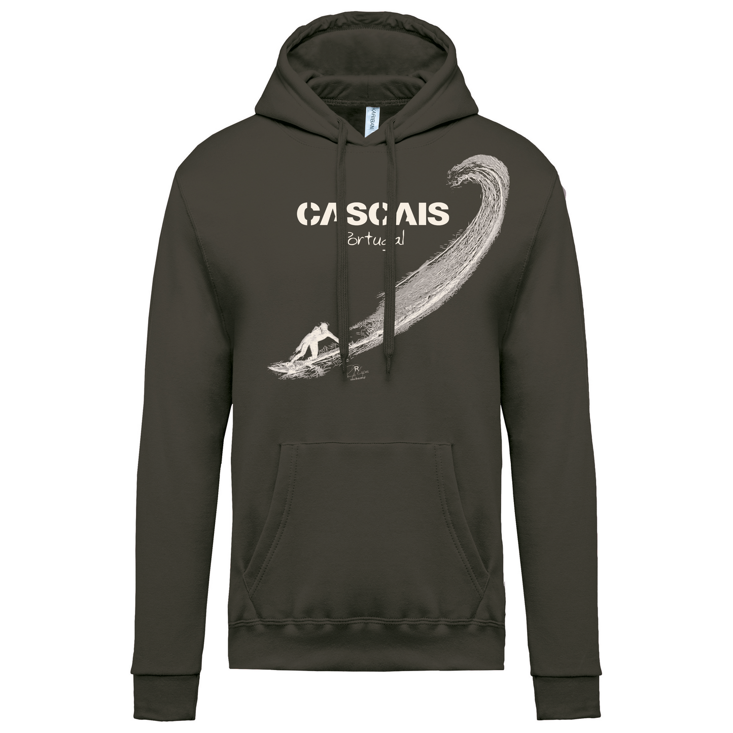 Sweatshirt Kariban com Capuz Surf Cascais