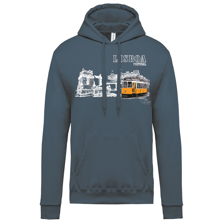 Sweatshirt Kariban com Capuz Monumentos Lx