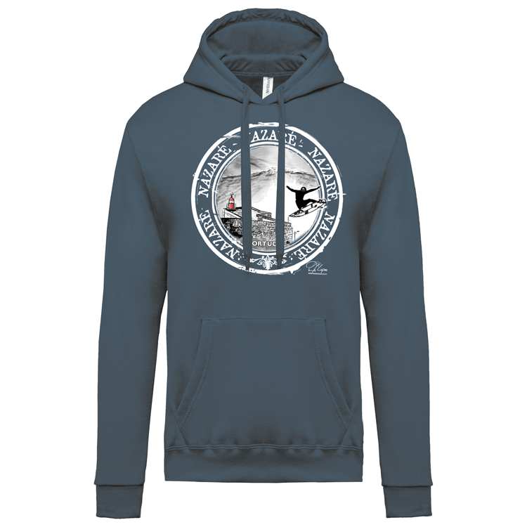 Sweatshirt Kariban com Capuz Selo Nazaré