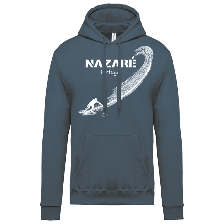 Sweatshirt Kariban com Capuz Surf Nazaré