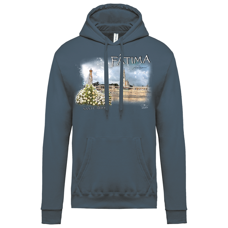 Sweatshirt Kariban com Capuz Santuário de Fátima