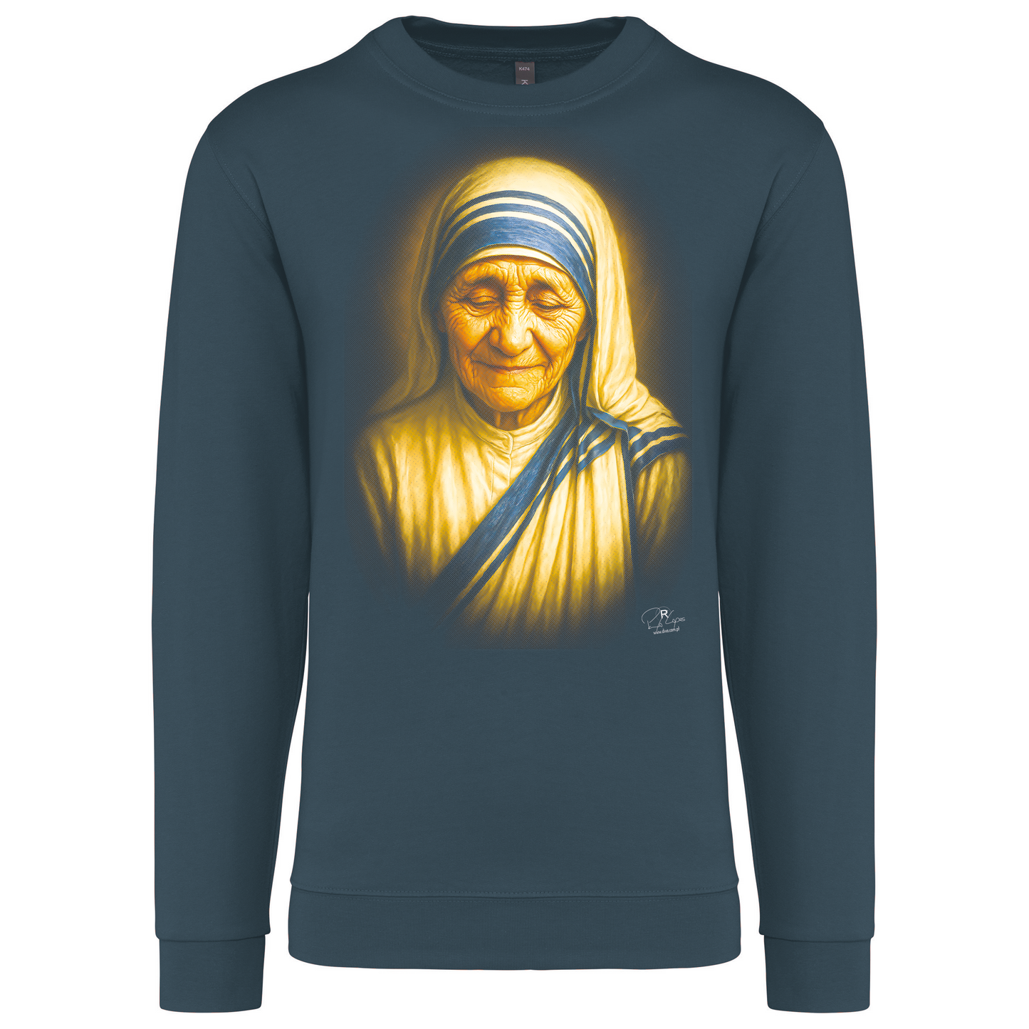 Sweatshirt Kariban sem Capuz Madre Teresa de Calcutá