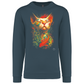 Sweatshirt Kariban sem Capuz Tattooed Cat