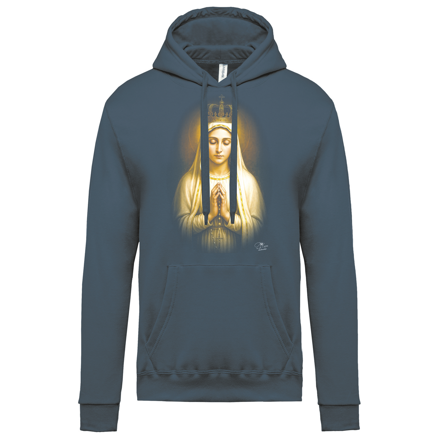 Sweatshirt Kariban com Capuz Lady of Fátima