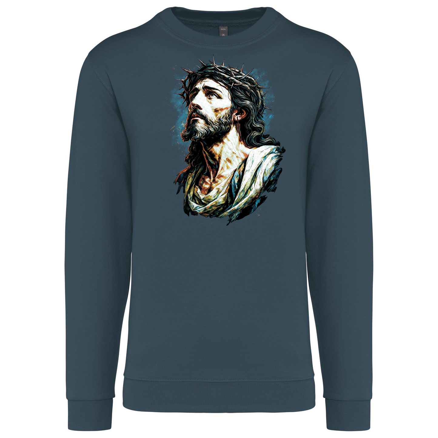 Sweatshirt Kariban sem Capuz Jesus Cristo