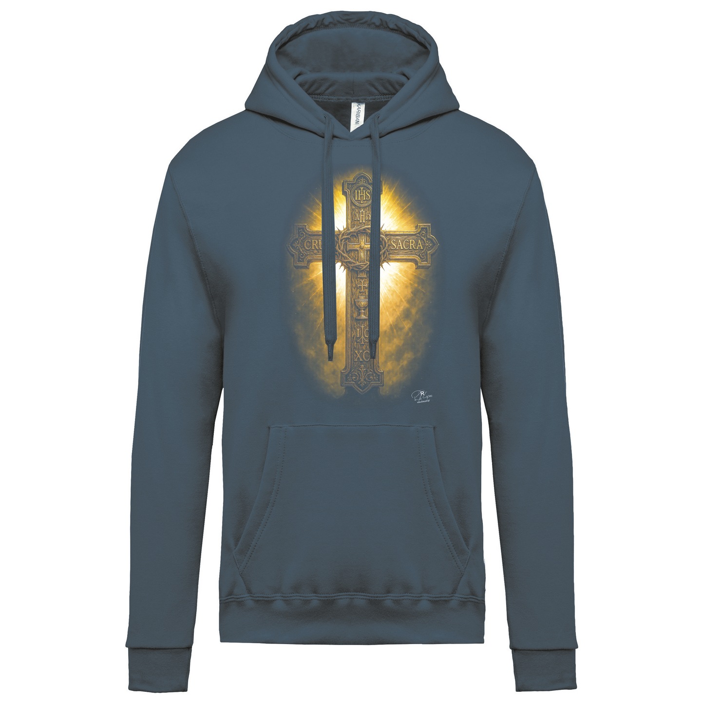 Sweatshirt Kariban com Capuz Sagrada Cruz