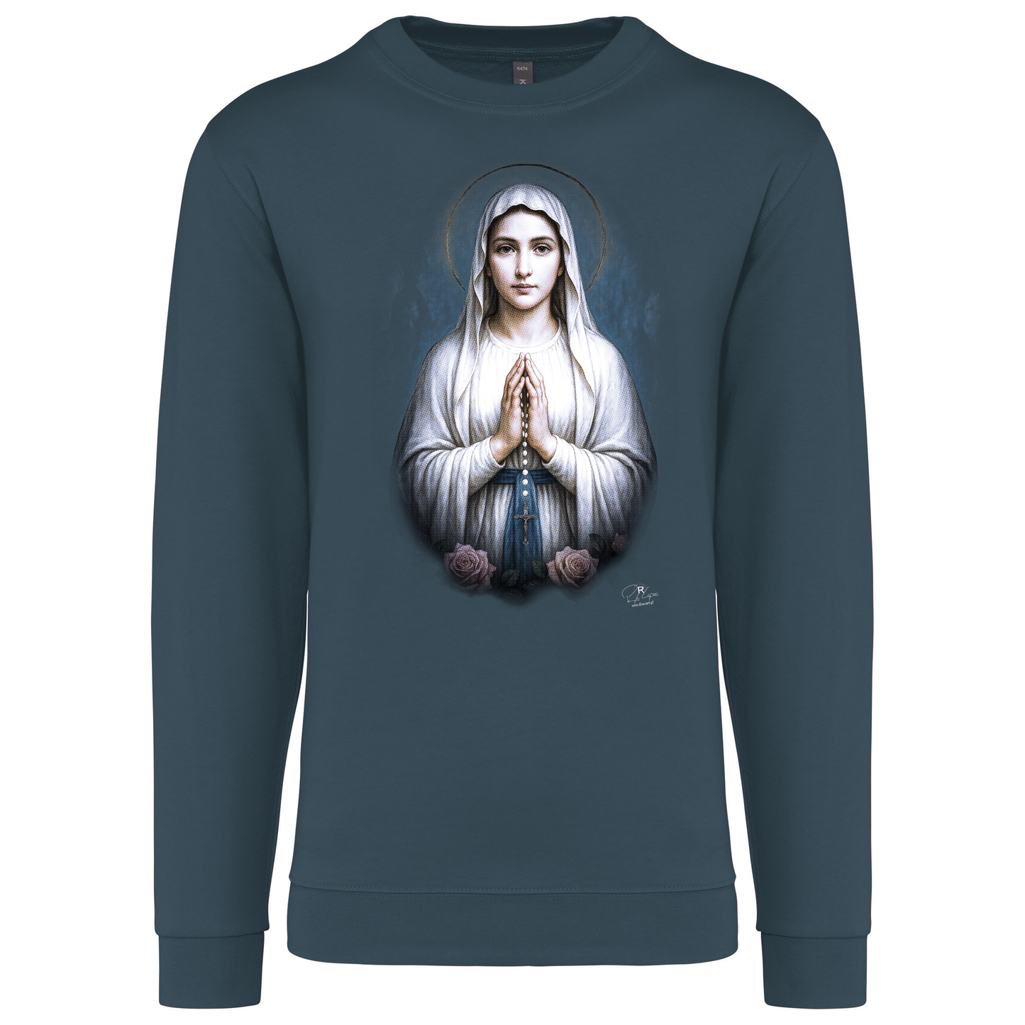 Sweatshirt Kariban sem Capuz Virgem