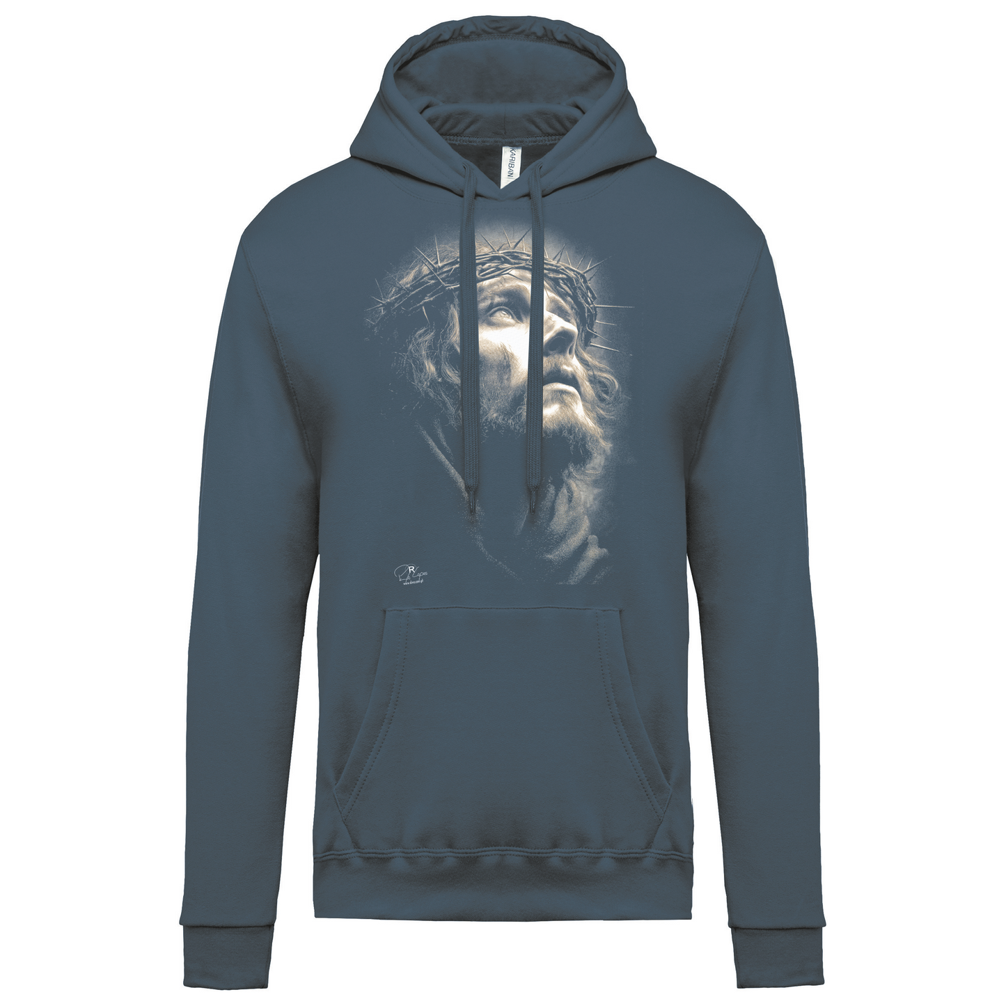 Sweatshirt Kariban com Capuz Cristo
