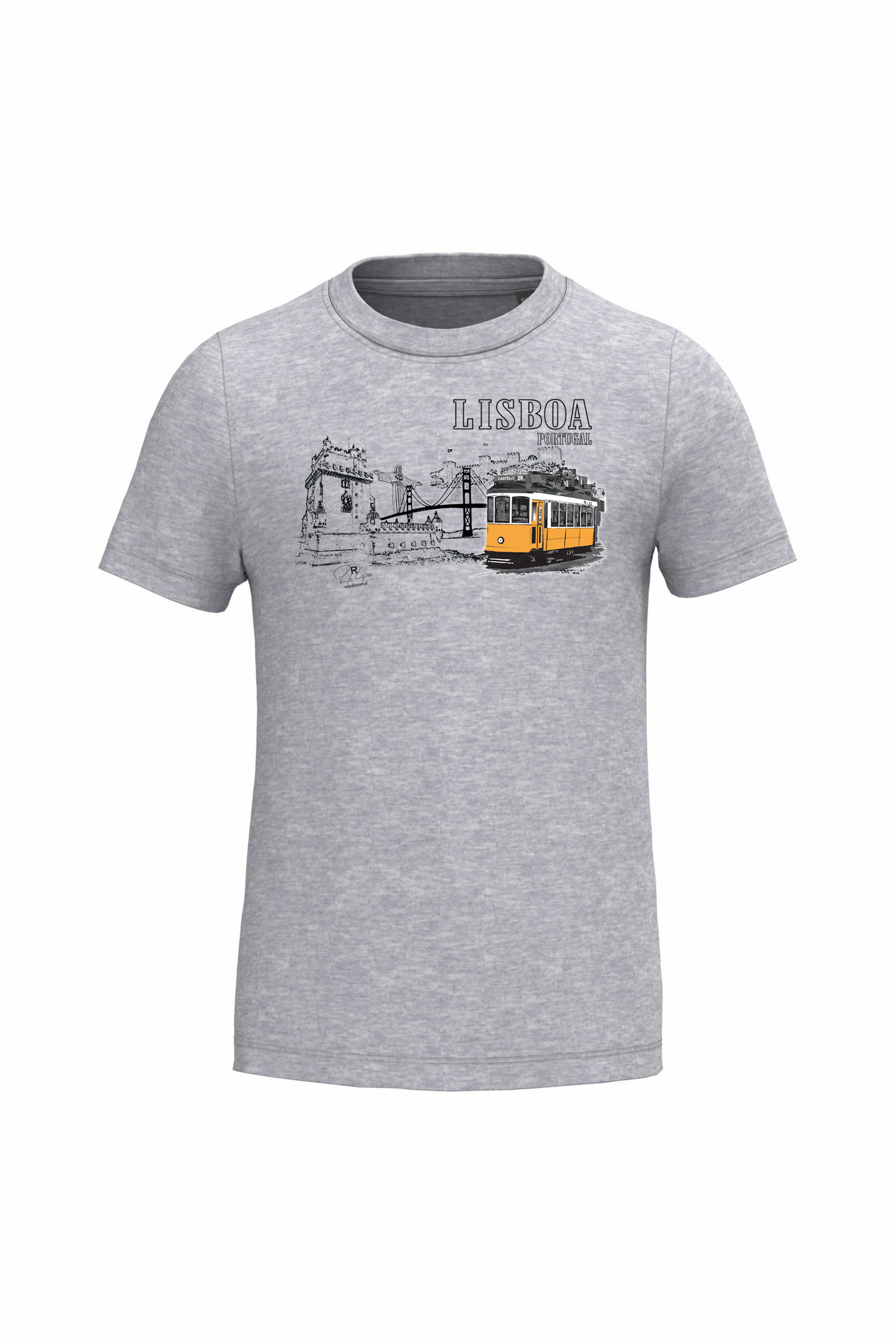 T-shirt de Criança Kariban Monumentos Lisboa