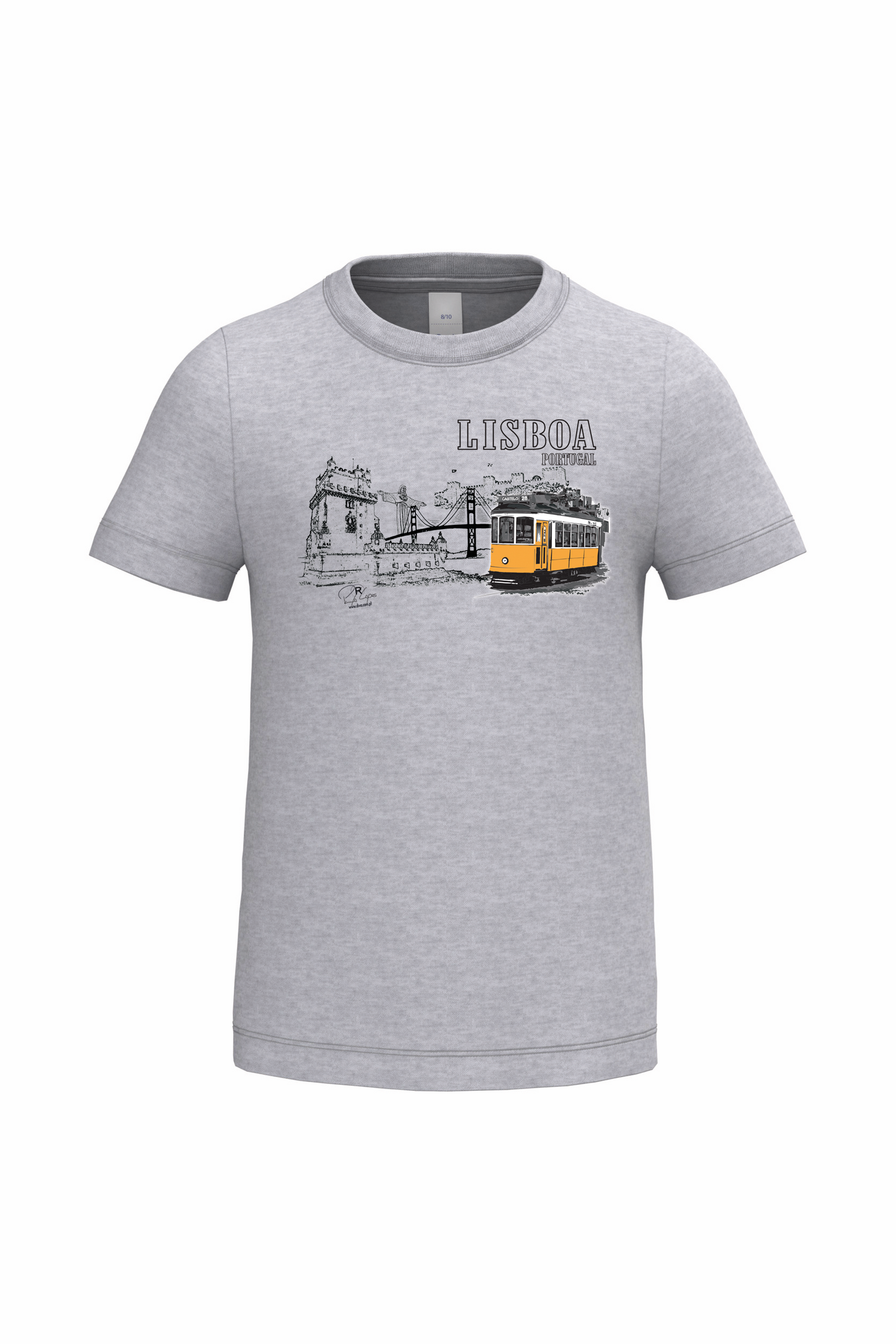 T-shirt Ideal Kids Monumentos Lisboa