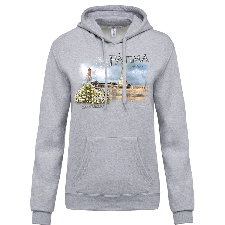 Sweatshirt Kariban com Capuz Santuário de Fátima