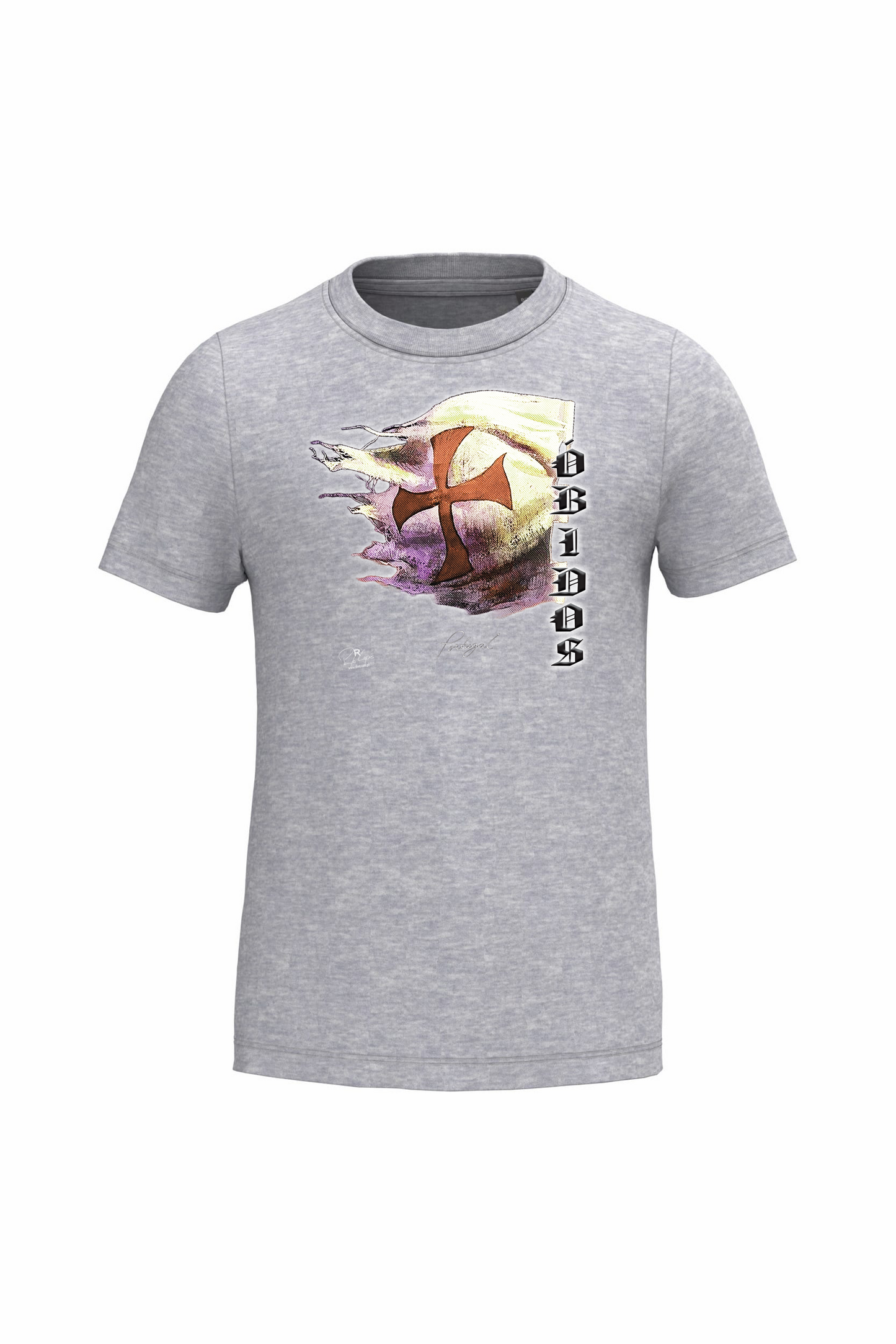 T-shirt de Criança Kariban  Bandeira Templários