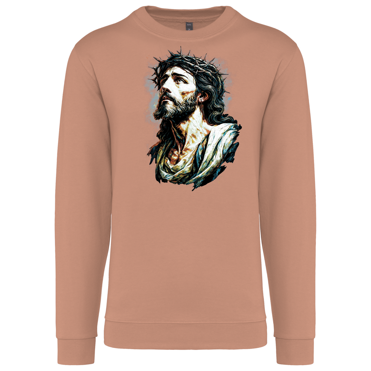 Sweatshirt Kariban sem Capuz Jesus Cristo
