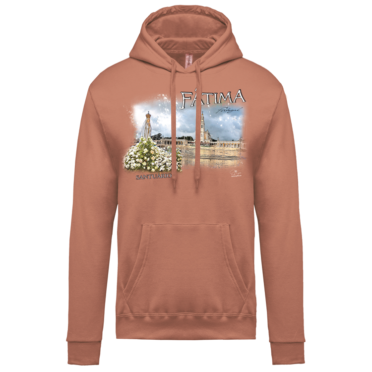 Sweatshirt Kariban com Capuz Santuário de Fátima