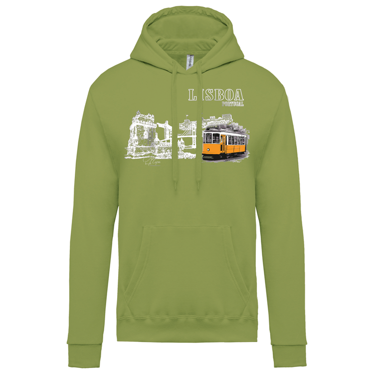 Sweatshirt Kariban com Capuz Monumentos Lx
