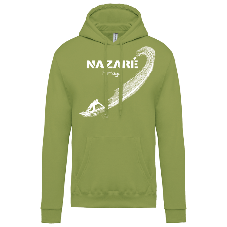 Sweatshirt Kariban com Capuz Surf Nazaré