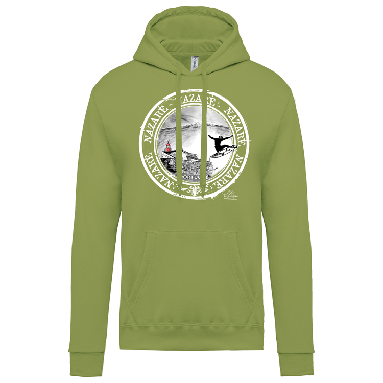 Sweatshirt Kariban com Capuz Selo Nazaré