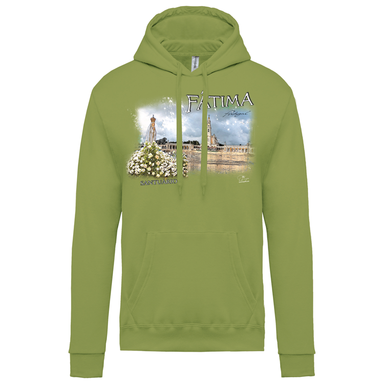 Sweatshirt Kariban com Capuz Santuário de Fátima