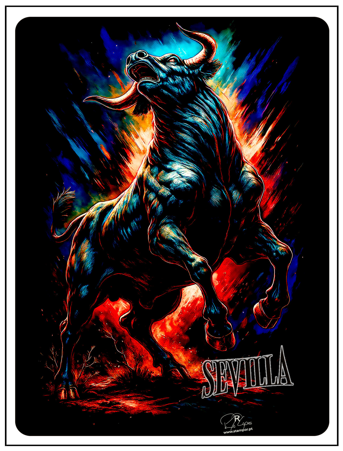 Poster Raging Bull Sevilla