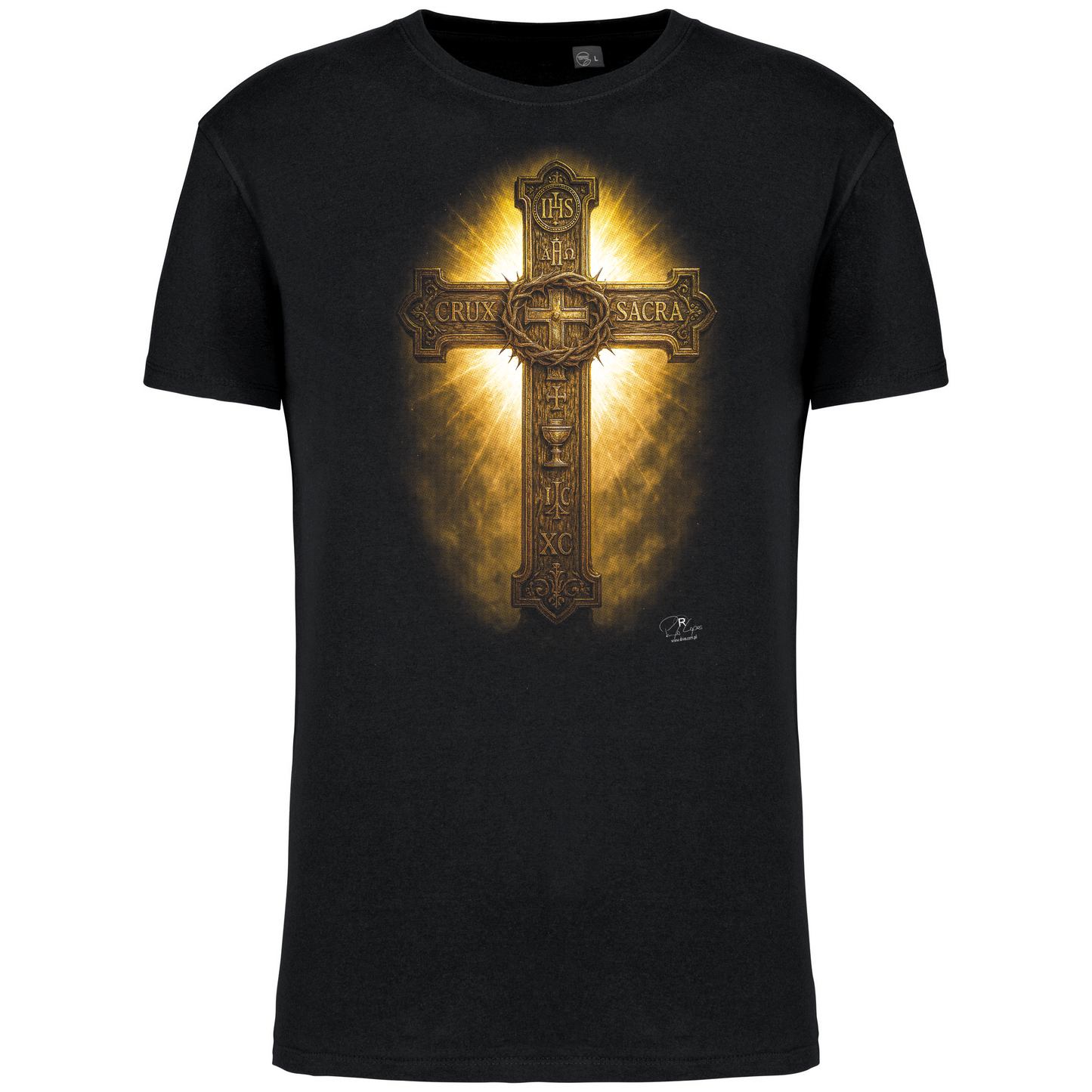 T-Shirt Algodão Biológico Sagrada Cruz