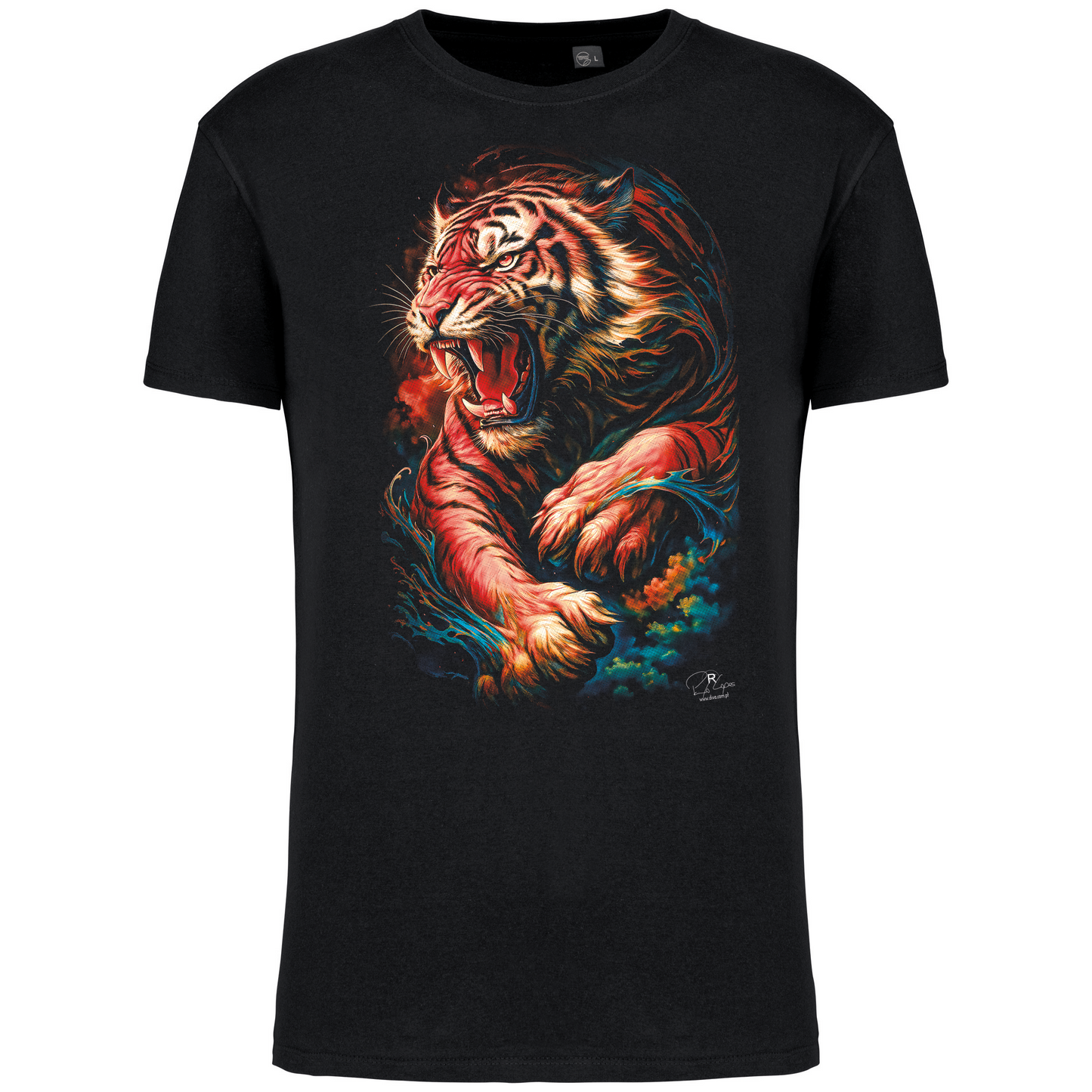 T-Shirt Algodão Biológico Angry Tiger