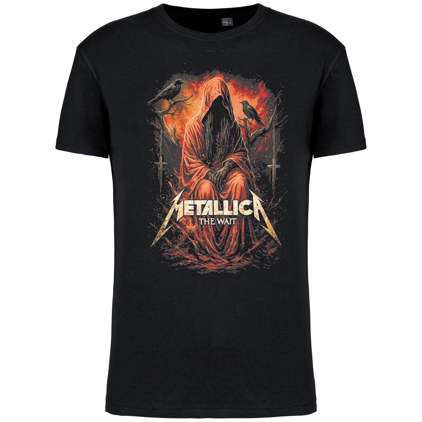 T-Shirt Algodão Biológico Metallica the Wait