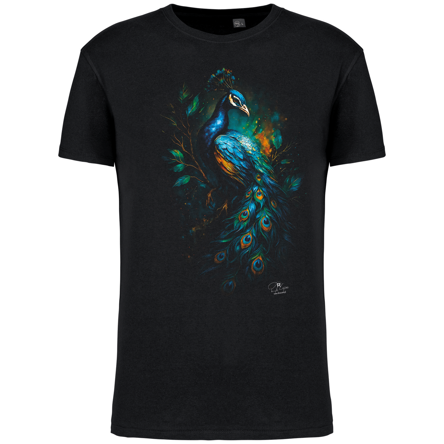 T-Shirt Algodão Biológico Peacock