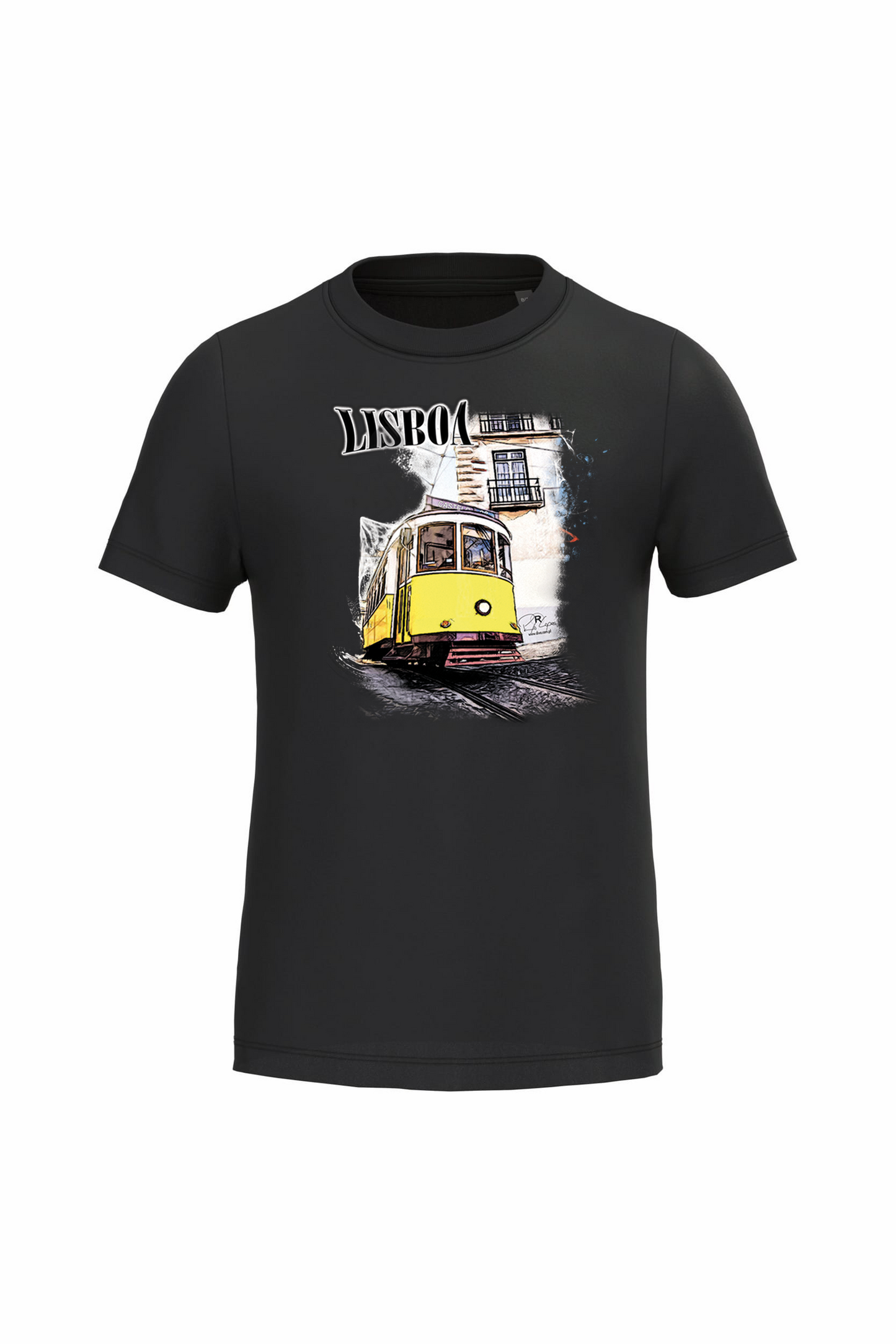 T-shirt de Criança Kariban Crazy Tram