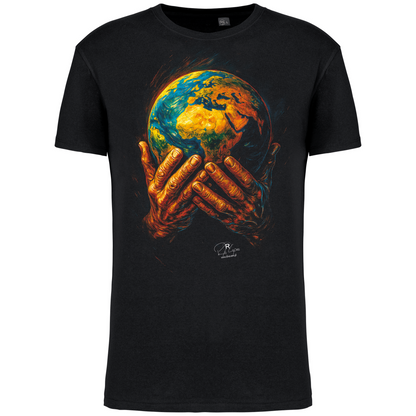 T-Shirt Algodão Biológico World in my Hands