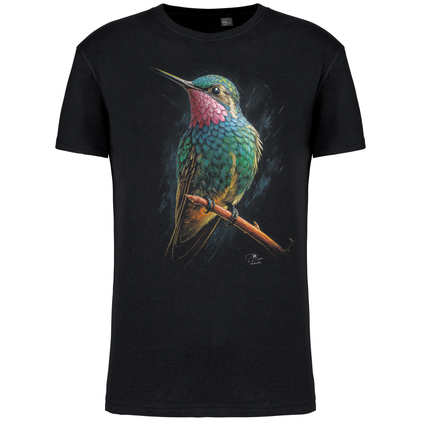 T-Shirt Algodão Biológico Colibri