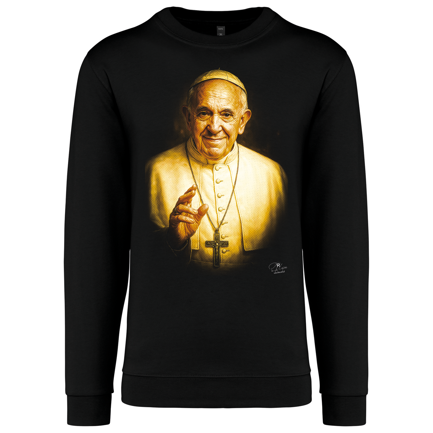 Sweatshirt Kariban sem Capuz Papa Francisco