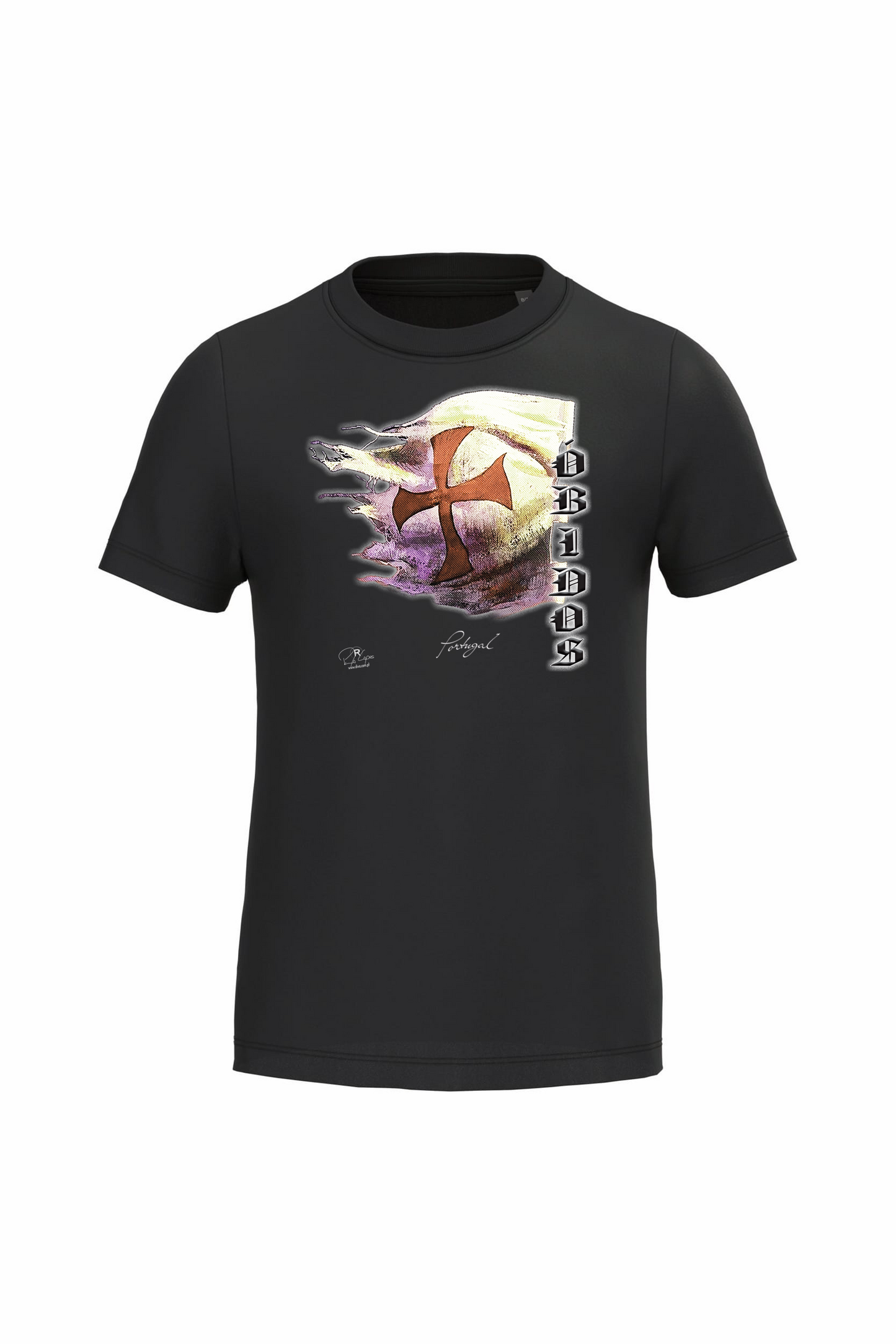 T-shirt de Criança Kariban  Bandeira Templários