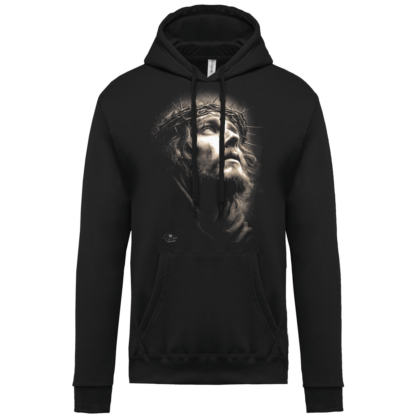 Sweatshirt Kariban com Capuz Cristo