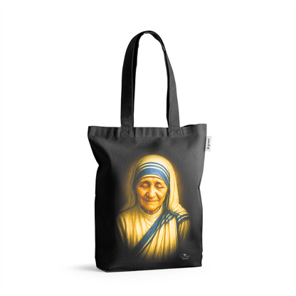 Sacos de Algodão Ecológico 220g Madre Teresa de Calcutá
