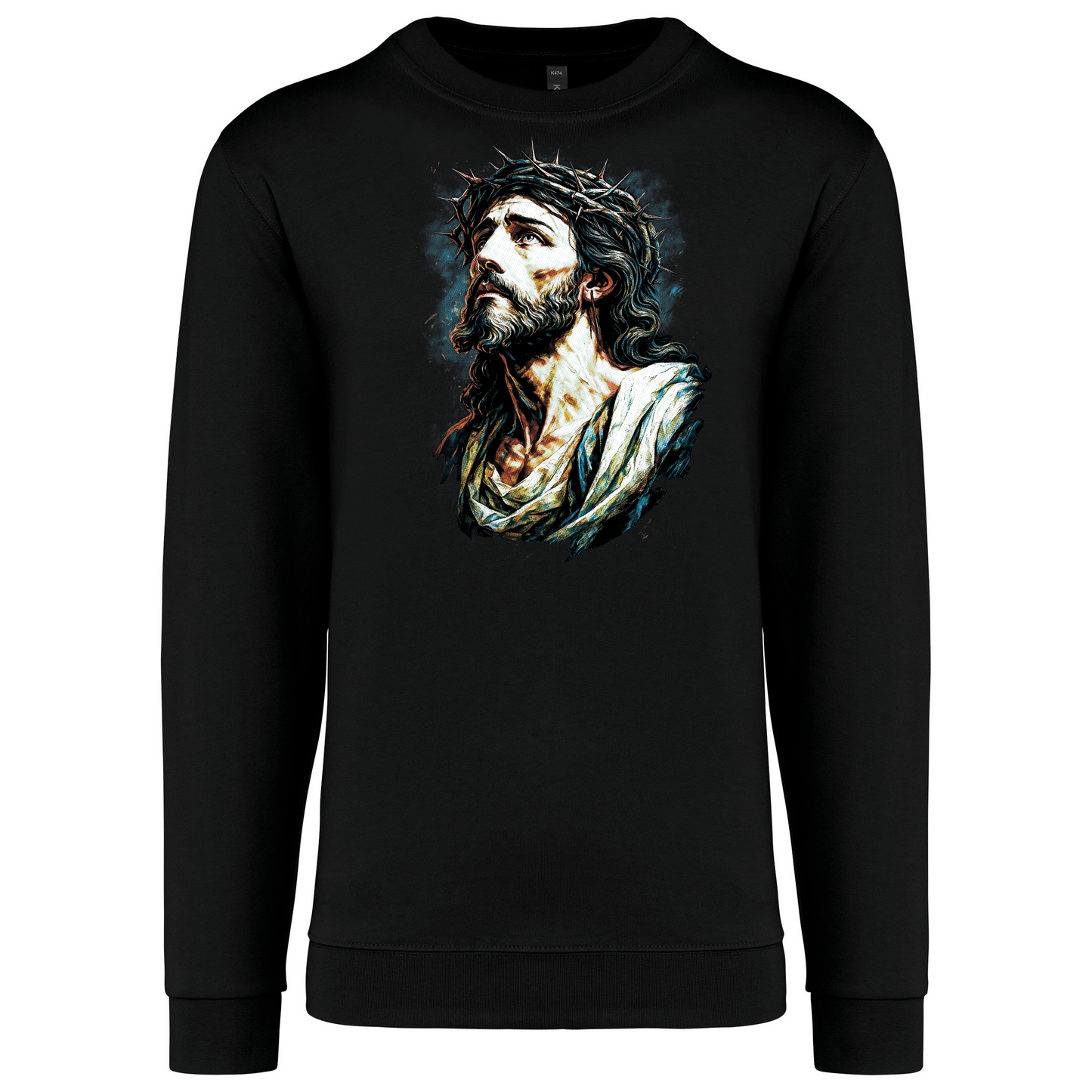 Sweatshirt Kariban sem Capuz Jesus Cristo