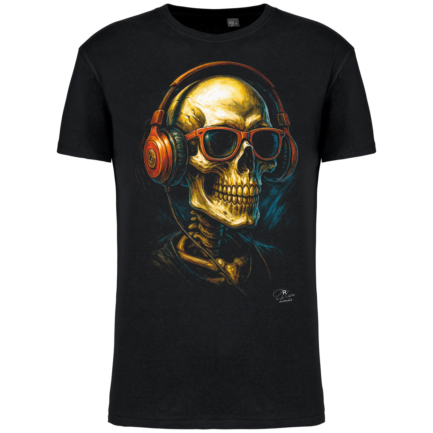 T-Shirt Algodão Biológico Cool Skeleton
