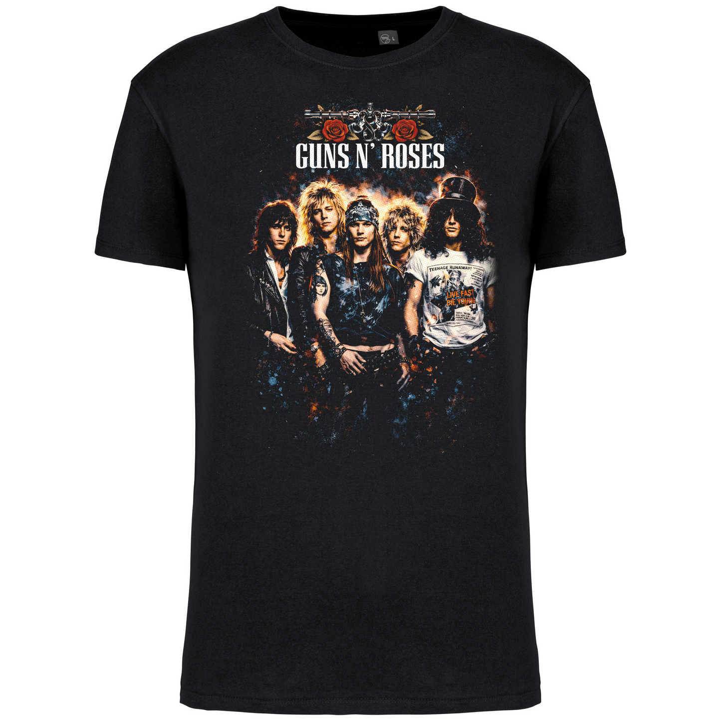 T-Shirt Algodão Biológico Guns N´Roses