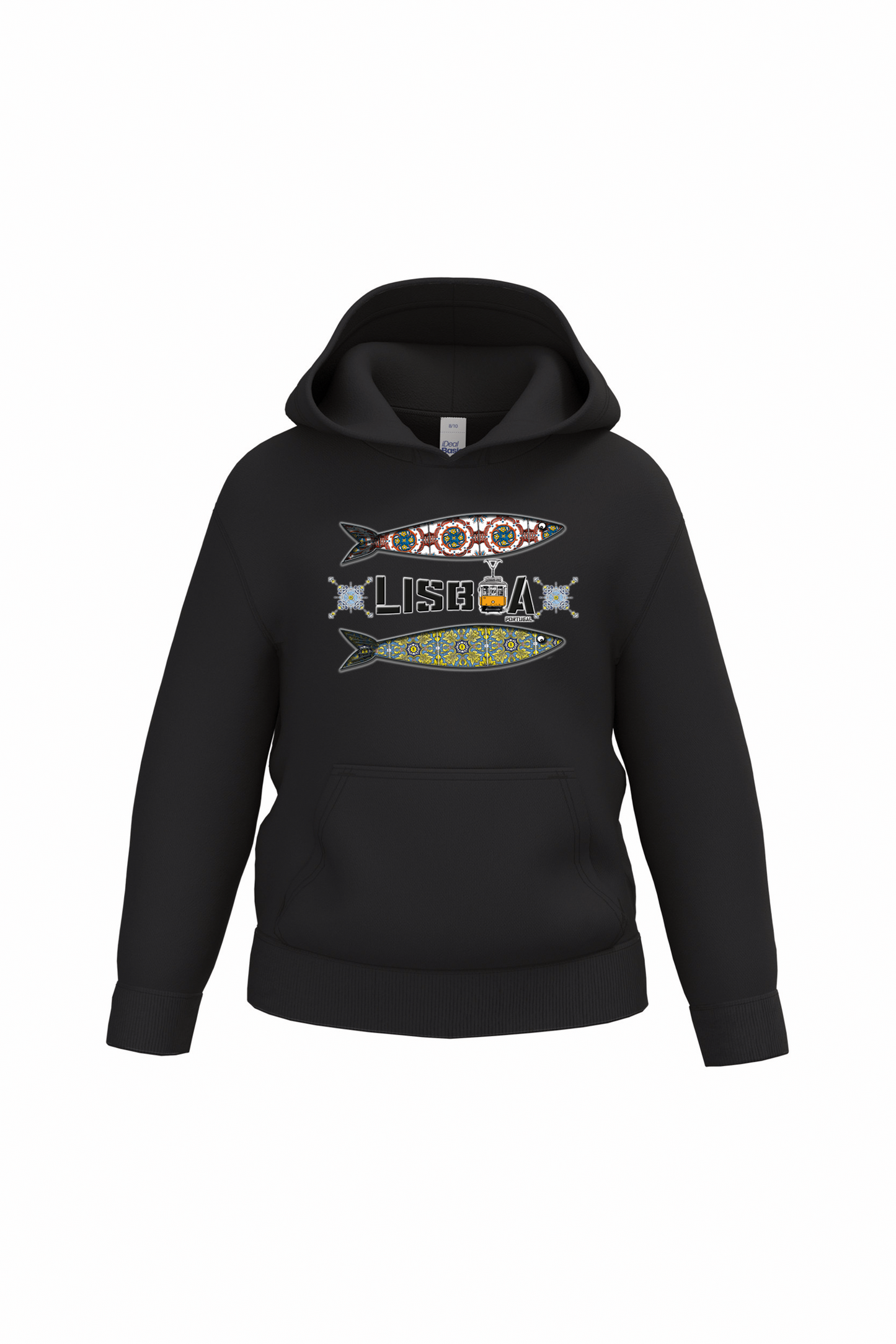 Sweatshirt com capuz Ideal Kids 2 Sardinhas Lisboa