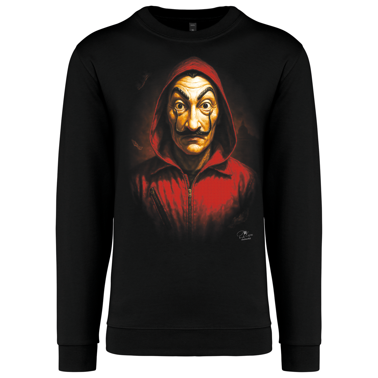 Sweatshirt Kariban sem Capuz Revolution Mask