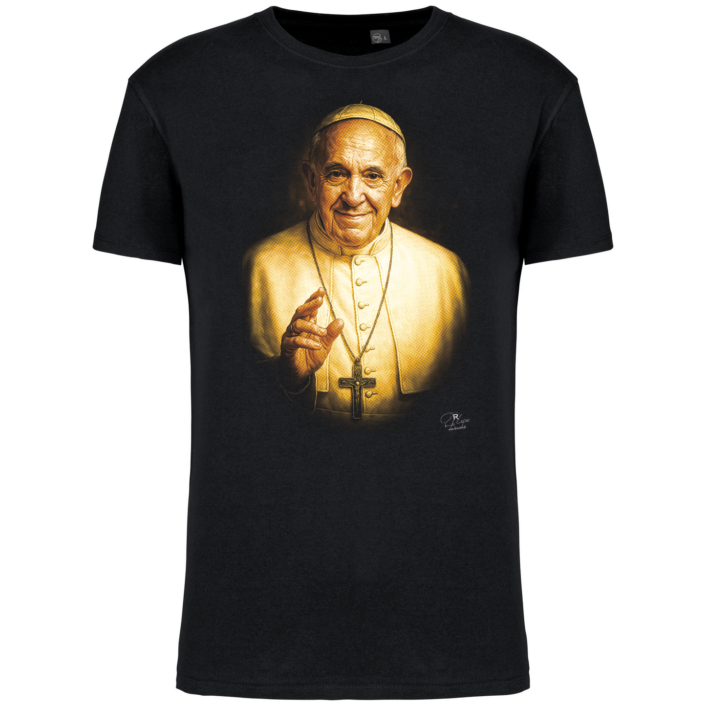 T-Shirt Algodão Biológico Papa Francisco