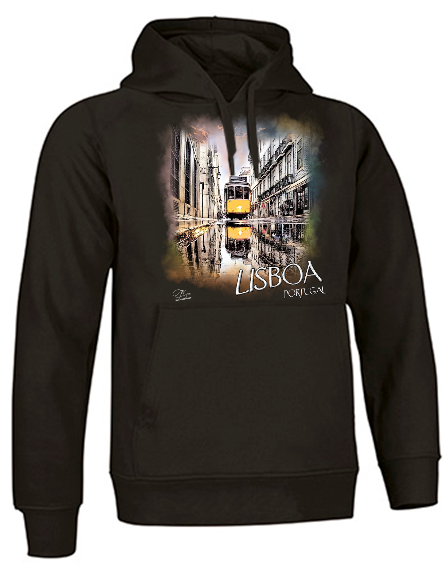 Sweatshirt Valento com Capuz, Espelho Lisboa