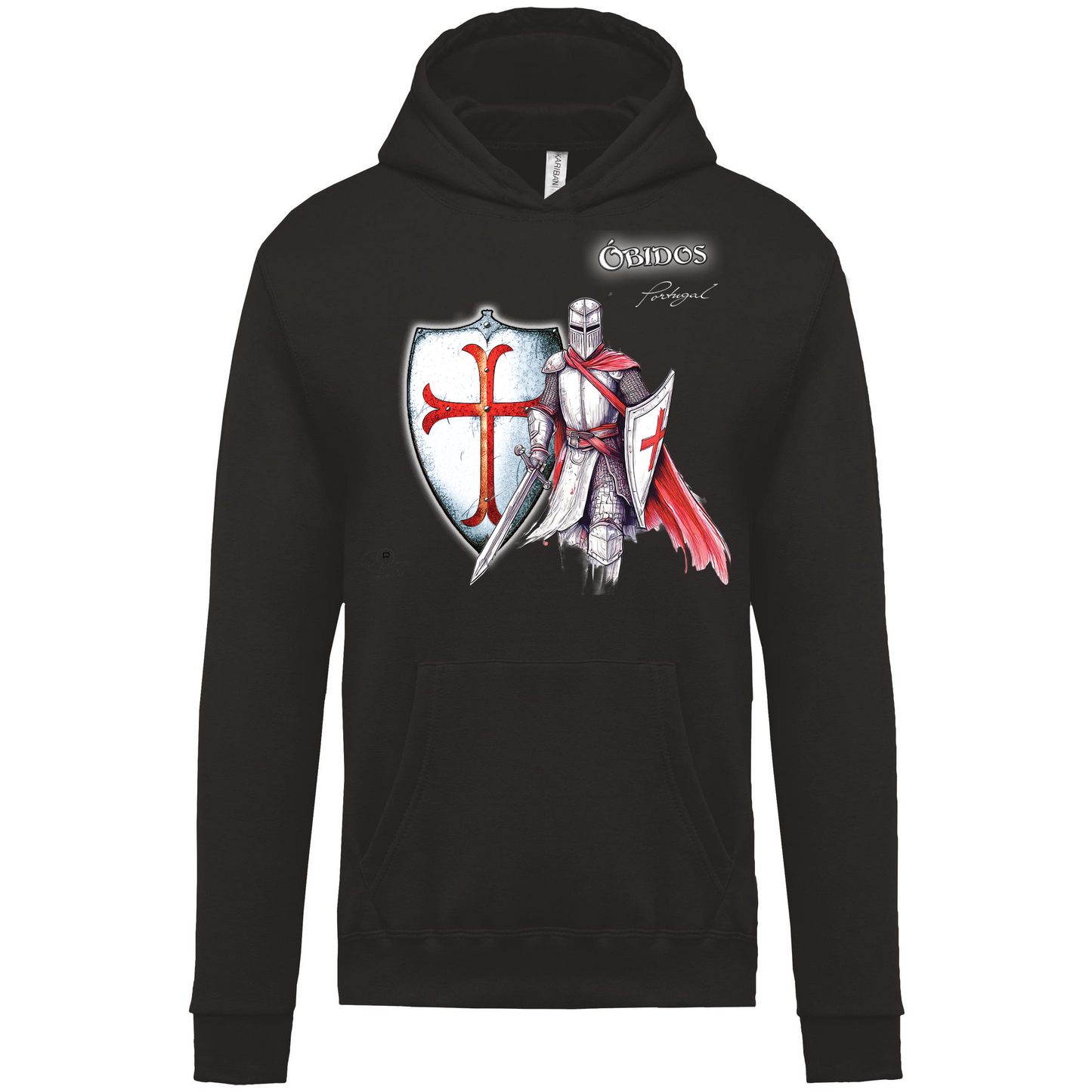 Sweatshirt capuz Kariban Kids Templário Óbidos