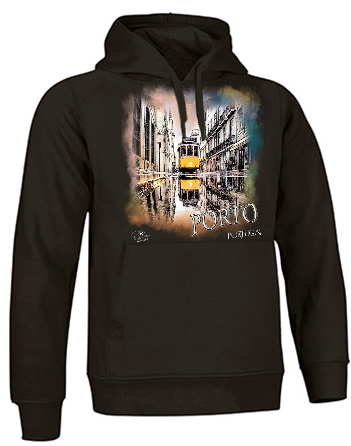 Sweatshirt Valento com Capuz, Espelho Lp