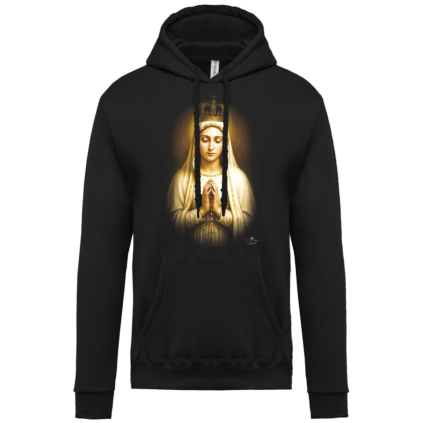 Sweatshirt Kariban com Capuz Lady of Fátima