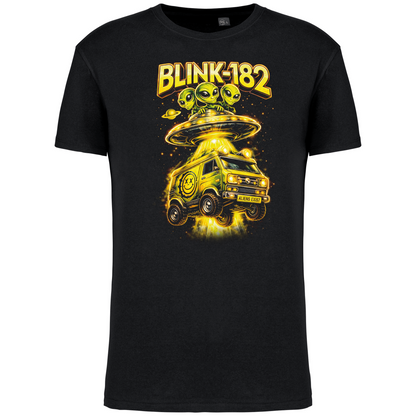 T-Shirt Algodão Biológico Blink 182 Aliens
