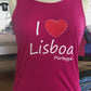 T-shirt Alças Senhora I Love Lisboa