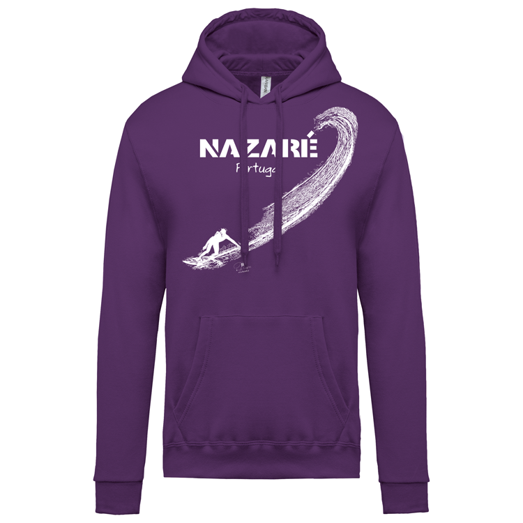 Sweatshirt Kariban com Capuz Surf Nazaré