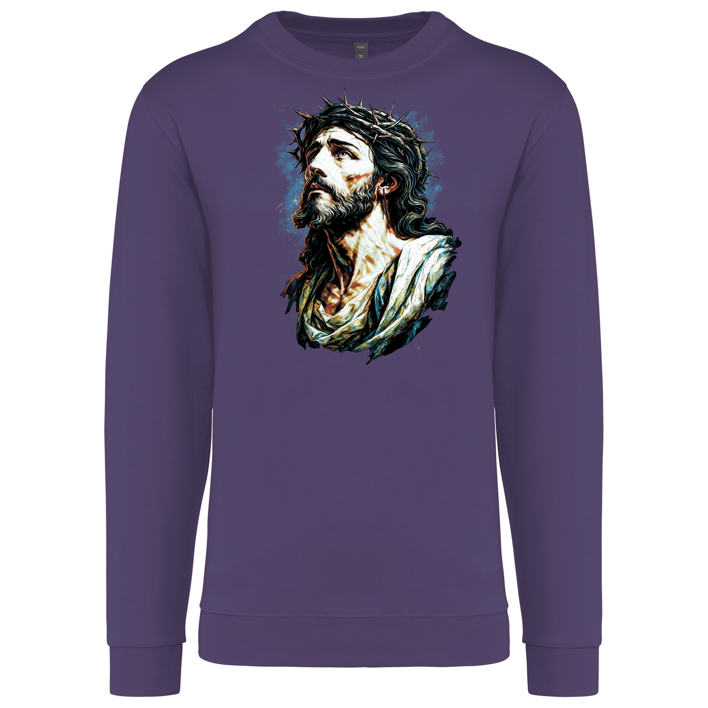 Sweatshirt Kariban sem Capuz Jesus Cristo
