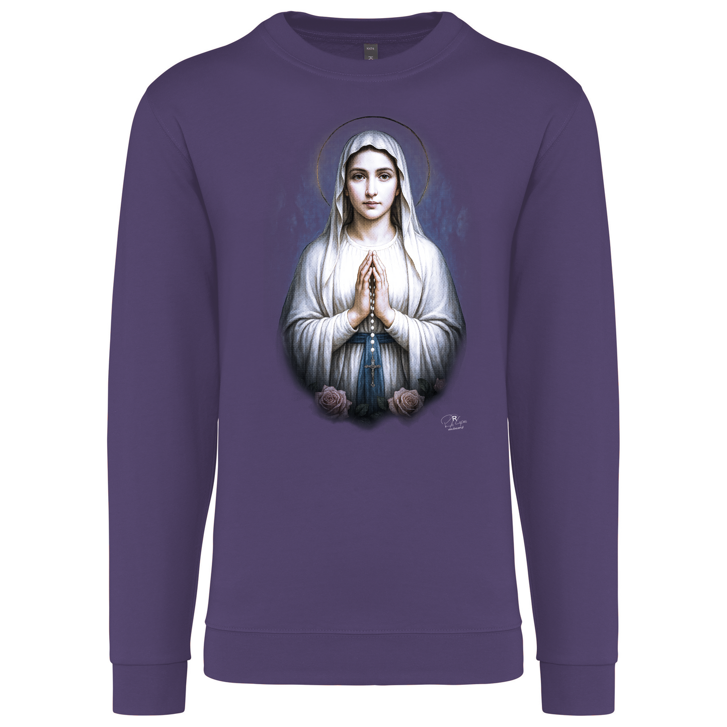 Sweatshirt Kariban sem Capuz Virgem
