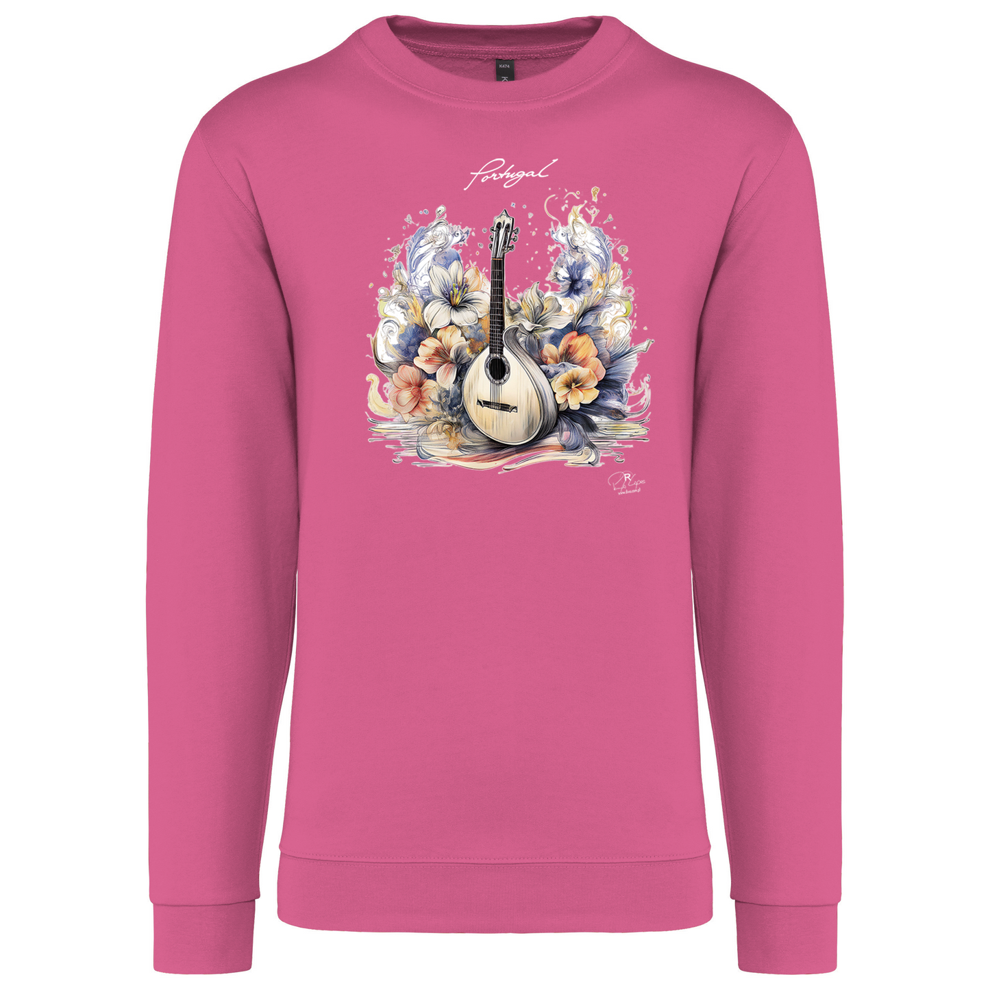Sweatshirt Kariban sem Capuz Guitarra Portuguesa
